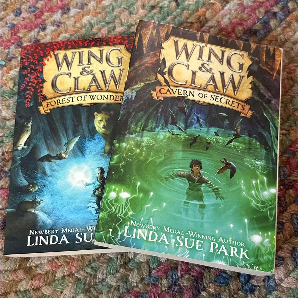 First 2 Wing & Claw paperback book novels Linda Sue Park